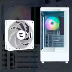 Zalman кутия Case mATX - P10 White