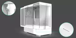 Zalman кутия Case mATX - P10 White
