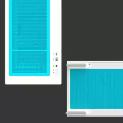 Zalman кутия Case mATX - P10 White