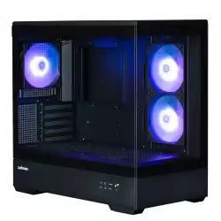 Zalman кутия Case mATX - P30 Black - aRGB, Tempered Glass