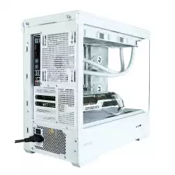 Zalman кутия Case mATX - P30 White - aRGB, Tempered Glass