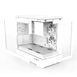 Zalman кутия Case mATX - P30 White - aRGB, Tempered Glass