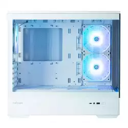 Zalman кутия Case mATX - P30 White - aRGB, Tempered Glass