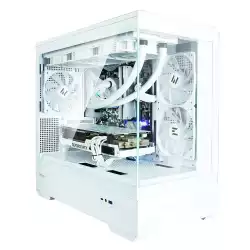 Zalman кутия Case mATX - P30 White - aRGB, Tempered Glass