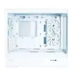 Zalman кутия Case mATX - P30 White - aRGB, Tempered Glass