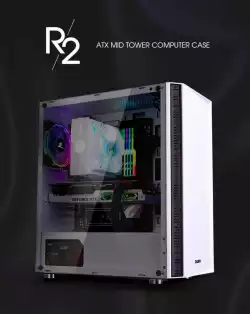 Zalman кутия за компютър Case ATX - R2 WHITE