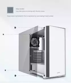 Zalman кутия за компютър Case ATX - R2 WHITE