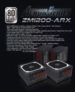 Zalman захранване PSU 1200W Platinum ZM-1200-ARX