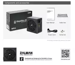 Zalman захранване PSU MegaMax 500W 80+ ZM500-TXII