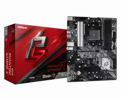 ASROCK B550 Phantom Gaming 4 ATX MB 3rd Gen AMD AM4 Socket DDR4 4733+ 1 x3.0 x16 x4.0 PCIe HDMI 7.1 CH HD 6 SATA3 8 USB 3.2 Gen1