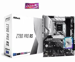 ASROCK MB Desktop Z790 Pro RS (S1700, 4x DDR5, 1x PCIe 5.0 x16, 1x PCIe 4.0 x16, 2x PCIe 3.0 x1, 4x Hyper M.2 PCIe Gen4x4, 8x SATA3 6.0 Gb/s, 2x USB-C, 6x USB 3.2, 6x USB 2.0, 1x RJ-45 2.5GB Lan, 1x HDMI, 1x DP, ATX