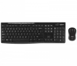 LOGITECH MK270 Wireless Combo - BLACK - US INT'L - EER