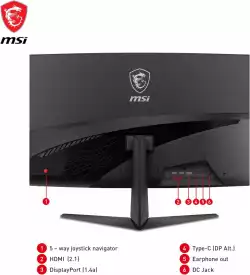 Монитор MSI 31.5 G321CU CURVED