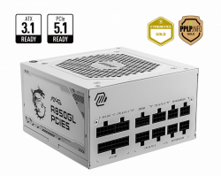 PSU MSI MAG A850GL PCIE5 WHITE