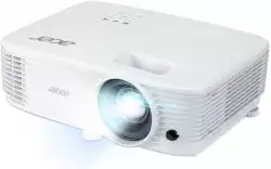 ACER P1157i projector DLP SVGA 800x600 4:3 4500 ANSI Lumen 20.000:1 31DB 2xHDMI VGA RCA USB A wireless projection white