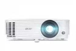 Acer Projector P1357Wi, DLP, WXGA(1280x800), 4800 ANSI Lumens, 20000:1, 1.3x, 3D ready, VGA in/out, 2xHDMI, RCA, Audio in/out, USB type A (5V/1A), Wireless dongle included, Speaker 1x10W, RS232,  Lamp life up to 15000h, Auto Keystone, Bag, 2.4kg, White