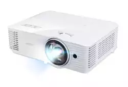 Acer Projector S1286H, DLP, Short Throw, XGA (1024x768), 3500 ANSI Lumens, 20000:1, 3D, HDMI, VGA, RCA, Audio in, Audio out, VGA out, DC Out (5V/1A, USB-A), Speaker 16W, Bluelight Shield, 3.1kg, White