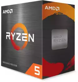 AMD CPU Desktop Ryzen 5 6C/12T 5600X (3.7/4.6GHz Max Boost,35MB,65W,AM4) box with Wraith Stealth Cooler