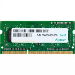 Apacer 4GB Notebook Memory - DDR3 SODIMM PC10600 512x8 @@ 1333MHz