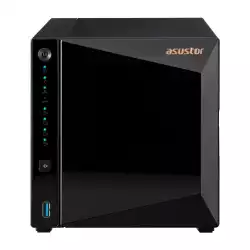Asustor AS3304T_V2, 4 bay NAS, Realtek RTD1619B, Quad-Core, 1.7GHz, 2GB DDR4 (not ex.), 2.5GbE x1, USB3.2 Gen1 x3, WOW (Wake on WAN), Ttoolless installation, with hot-swappable tray, hardware encryption, MyArchive, EZ connect, EZ Sync, WoL, System Sleep 