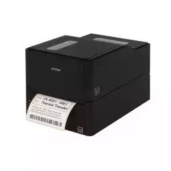 Citizen CL-E321 Printer; BC Cutter, LAN, USB, Serial, Black, EN Plug