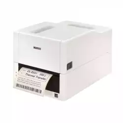 Citizen CL-E331 Printer; LAN, USB, Serial, White, EN Plug