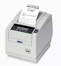 Citizen CT-S801II Printer; Label version, No interface, Ivory White
