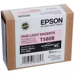 EPSON T580 ink cartridge vivid light magenta standard capacity 80ml 1-pack