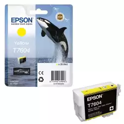 EPSON 5LB T7604 ink cartridge yellow high capacity 25 9ml 2127 pages 1-pack