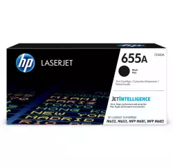 HP 655A Black Original LaserJet Toner Cartridge (CF450A)