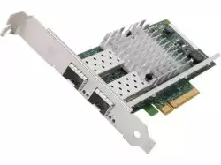 Intel Ethernet Converged Network Adapter X520-DA2, SFP+, 10GBase-X, 10GbE dual ports, Low-profile (Low Profile and Full Height brackets included) bulk