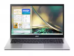 Лаптоп Acer Aspire 3, A315-59-520M, Intel Core i5 1235U (up to 4.4GHz, 12MB), 15.6" FHD (1920x1080) IPS SlimBezel AG, Cam&Mic, 8GB DDR4 (2x4GB), 512GB SSD PCIe, Intel UMA Graphics, 802.11ac + BT, No OS, Silver