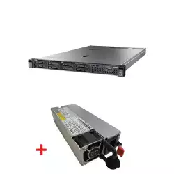 Lenovo ThinkSystem SR630, Xeon Silver 4210R (10C 2.4GHz 13.75MB Cache/100W), 32GB 2933MHz (1x32GB, 2Rx4 RDIMM), O/B, 240GB Entry SATA 6Gb HS SSD, 9350-8i, 1Gb 2-port RJ45 LOM, 2x750W, XCC Enterprise, Tooless Rails