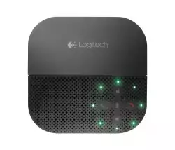 Logitech Mobile Speakerphone P710e, Tablet/Smartphone Stand, Noise & Echo Cancelation, 3.5 mm Jack, Graphite