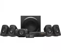 LOGITECH Z906 THX Surround Sound 5.1 Speakers - BLACK - 3.5 MM