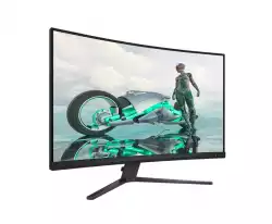 Монитор Philips Evnia 32M2C3500L, 31.5" Curved 1500R VA WLED, 2560x1440@@180Hz, 1ms GtG, 0.5ms MPRT, 300cd m/2, 3000:1, Mega Infinity DCR, Adaptive Sync, FlickerFree, Low Blue Light, Tilt, 2xHDMI, DP