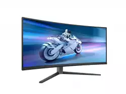 Монитор Philips Evnia 34M2C6500, 34" Curved 1800R QD-OLED, 3440x1440@@175Hz, 0.03ms GtG, 1000 nit, 1 000 000:1, Mega Infinity DCR, Adaptive Sync, FlickerFree, LowBlue Mode, Tilt, Height Adjust, Swivel, 2xHDMI, DP, USB hub