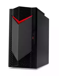 Настолен Компютър Acer Nitro N50-656, Intel Core i7-14700F (up to 5.40GHz, 33MB), 32GB DDR5 5600MHz (2*16GB), 1024GB SSD PCI-e + 1*M.2 free, GeForce RTX 4060 8GB GDDR6, No DVD, 3* USB 3.2, Type-C, 4*USB.2.0, Mic.&Audio jacks, RG-45, GLAN, Wi-Fi AX&BT 5.0, 500W, No OS