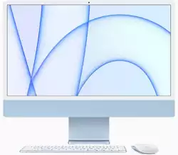 Настолен Компютър Apple 24-inch iMac with Retina 4.5K display: Apple M1 chip with 8-core CPU and 8-core GPU, 256GB - Blue