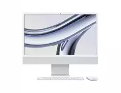 Настолен Компютър APPLE iMac 24inch with Retina 4.5K display: M3 chip with 8-core CPU and 8-core GPU 256GB SSD Silver