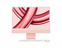 Настолен Компютър APPLE iMac 24inch with Retina 4.5K display: M3 chip with 8-core CPU and 10-core GPU 256GB SSD Pink