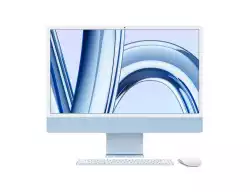 Настолен Компютър APPLE iMac 24inch with Retina 4.5K display: M3 chip with 8-core CPU and 8-core GPU 256GB SSD Blue