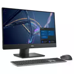 Настолен Компютър Dell Optiplex 5400 AIO, Intel Core i5-12500 (6 Cores/18MB/3.0GHz to 4.6GHz), 23.8" FHD (1920x1080) Non - Touch, 8GB (1x8GB) DDR4, 256GB SSD PCIe M.2, Integrated Graphics, Adj Stand, IR Camera, WiFi 6E, BT, Wireless KB&Mouse, Win 11Pro, 3Y PS