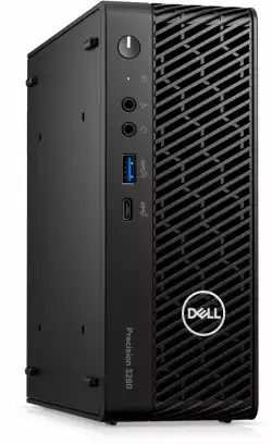 Настолен Компютър Dell Precision 3260 CFF, Intel Core i7-12700 (25M Cache, up to 4.9 GHz), 16GB (1x16GB) DDR5 4800MHz SO-DIMM, 512GB SSD PCIe M.2, Integrated, Wi-Fi 6E, Bluetooth 5.2, Keyboard&Mouse, Win 11 Pro, 3Yr Basic Onsite