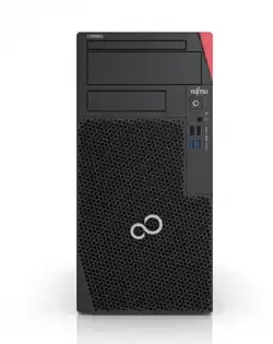 Настолен Компютър Fujitsu ESPRIMO P5011, Intel Core i5-10400, 1x8GB DDR4-3200, SSD PCIe 256GB M.2 NVMe Value, DVD SuperMulti, Mounting kit for first 3.5", Mounting kit for second 3.5", Country kit (EU+), Power supply Gold 280W, Optical USB mouse black, No Operating System