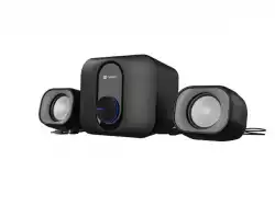 Natec Speakers Pug 11w rms 2.1, Black