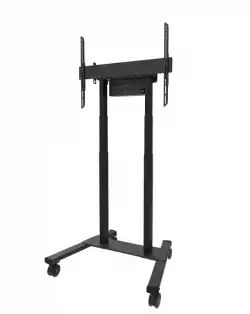 Neomounts Motorised Mobile Stand incl. storage box, 10 cm. Wheels Floor - VESA 100x100 up to 800x600