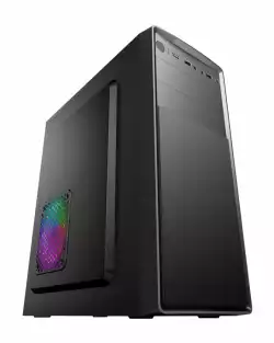 Настолен компютър Fly System Home Base, 500 W, 500 W, Radeon RX 550, 240 GB, черен