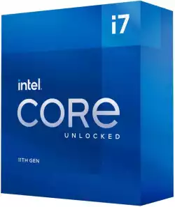 Процесор Intel Rocket Lake Core i7-11700, 8 Cores, 2.50Ghz, 16MB, 65W, LGA1200, BOX