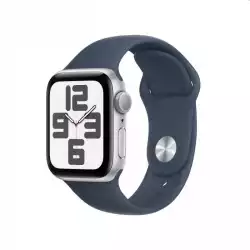 Смартчасовник Apple Watch SE2 v2 GPS 40mm Silver Alu Case w Storm Blue Sport Band - S/M